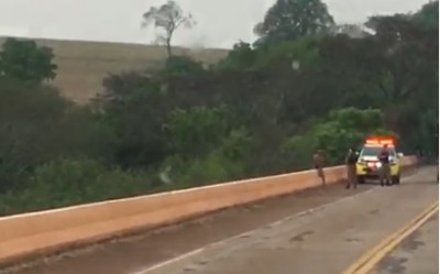 Polícia Militar de Palotina Salva homem que estava prestes a pular da Ponte do Rio Piquiri. 