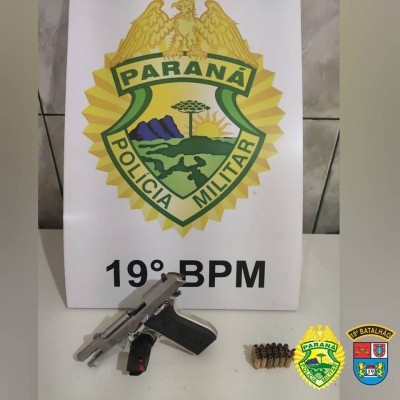 Policiais Militares prendem indivíduo por porte ilegal de arma de fogo em Jesuítas