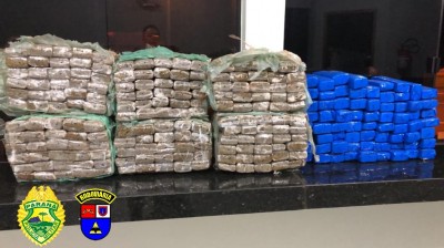 POSTO POLICIAL RODOVIÁRIO DE IPORÃ PRENDE UMA PESSOA EM FLAGRANTE, COM MAIS DE 145,00KG QUILOS DE MACONHA.