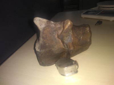 Meteorito que caiu em Curitiba em 1977 ajudará a entender origem do Sistema Solar; amostra foi entregue à UFPR