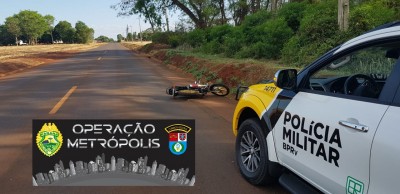 POSTO POLICIAL RODOVIÁRIO DE MARECHAL C. RONDON RECUPERA MOTOCICLETA COM ALERTA DE FURTO