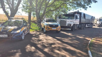 Carreta com quase 350 Kg de maconha carregada em Santa Helena é apreendida no Rio Grande do Sul