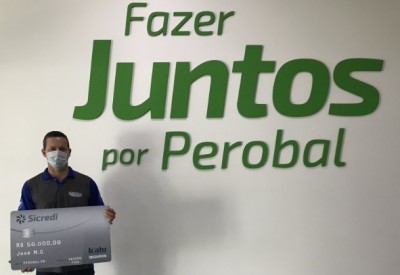 Associado de Perobal (PR) é premiado em sorteio de seguro de vida da Sicredi Vale do Piquiri Abcd PR/SP