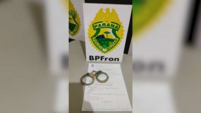 Foragido da justiça é recapturado por policiais do BPFron