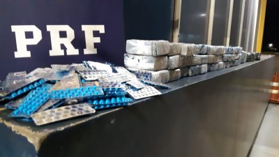 PRF apreende grande quantidade de medicamentos ocultos em tanque de combustível