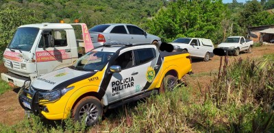 Posto policial rodoviário de santa helena realiza apreensão de veículos com contrabando/descaminho