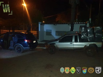 POLÍCIA FEDERAL E BPFRON ESTOURAM DEPÓSITO DE AGROTÓXICOS CONTRABANDEADOS