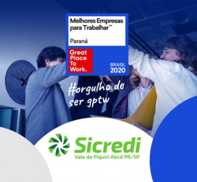 Sicredi Vale do Piquiri Abcd PR/SP é destaque em ranking do GPTW 2020