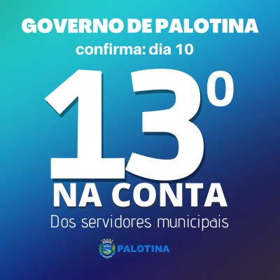 Prefeitura paga segunda parcela do 13º nesta quinta