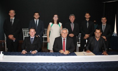 2021/2024 - Vereadores, prefeito e vice-prefeito de Palotina são empossados em sessão da Câmara