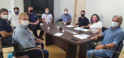 Diretores da Acipa tem encontro com prefeito Luiz Ernesto de Giacometti