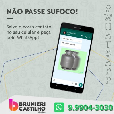 Liquigás - salve nosso número e não passe apuros, acabou o gás ligue e peça o seu (44) 9.9904-3030