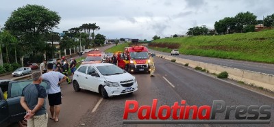 Cascavel - Polícia Rodoviária atende acidente complexo na PRC-467.  