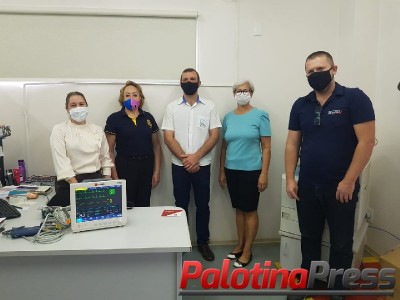 Rotary Club Palotina Pioneiro repassada monitor multiparâmetros ao Hospital Municipal