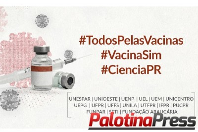 Instituições ligadas à ciência no Paraná se mobilizam em favor da vacina