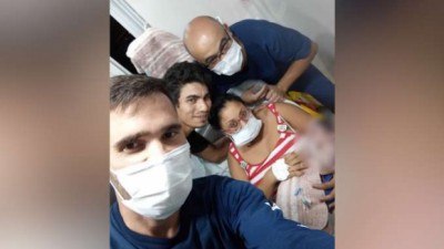 Socorristas realizam parto de bebê dentro da ambulância na PR 180, em Cascavel