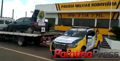 Posto Policial Rodoviário de Iporã realiza apreensão de cigarros contrabandeado do Paraguai.