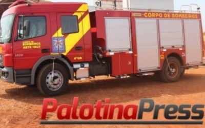 Acidente entre Palotina e Assis mobiliza equipes do SAMU e Bombeiro de Palotina.