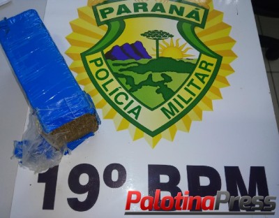 Palotina - Indivíduo com diversas passagens pela polícia é detido com maconha 