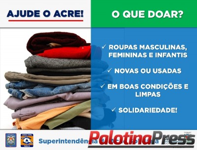 Bombeiros Militares de Palotina aderem Campanha para ajudar o Acre. Vamos abraçar está causa. Faça sua doação!