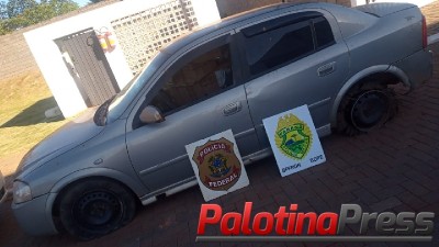 Polícia Federal, BPFron e BOPE apreendem veículo com cigarros contrabandeados em Palotina