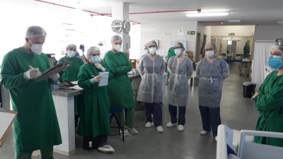 Hospital municipal realiza primeira visita multiprofissional para avaliação e evolução dos pacientes internados na UTI