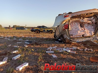 Após fuga e perseguição, PRF prende contrabandista no oeste do Paraná