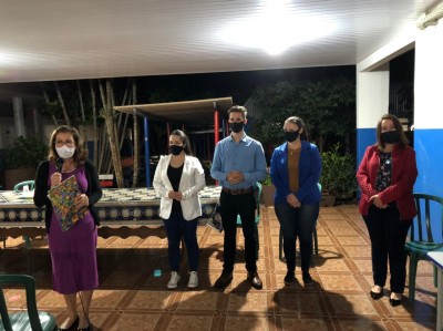 Apresentação projeto piloto das aulas 100% presenciais aos pais e funcionários da Escola Jean Piaget