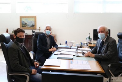 Prefeito e vice realizam audiência com vice-governador Darci Piana 