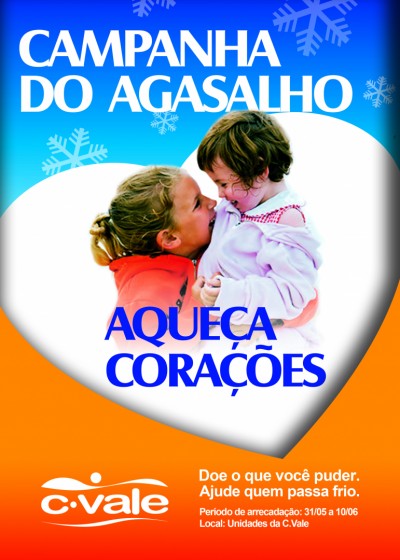 C.Vale promove campanha do agasalho