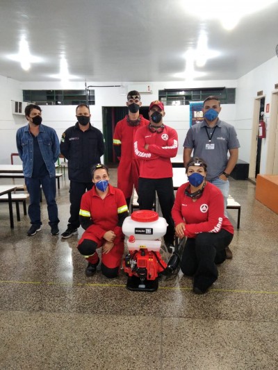  Sanitização é realizada nas escolas de Palotina 