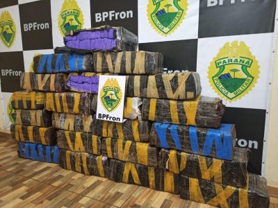 BPFRON APREENDE 321,5 KG DE MACONHA DURANTE OPERAÇÃO HÓRUS EM GUAÍRA