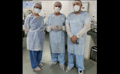 Prefeito Luiz Ernesto de Giacometti realiza visita em Hospital Municipal Quinto Abrão Delazeri