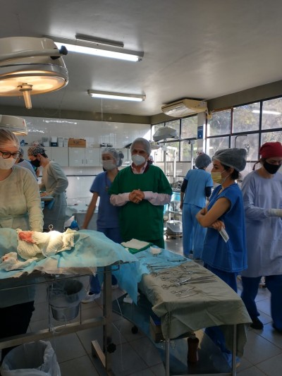 Prefeito acompanha castrações do Programa de Controle Populacional e Guarda Responsável de Cães e Gatos no Hospital Veterinário em Palotina