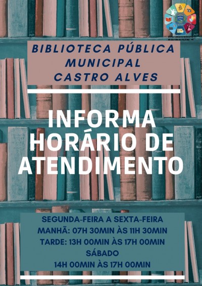 Departamento de Cultura informa horário de atendimento da Biblioteca Pública de Palotina