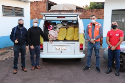 Defesa Civil de Palotina realiza Ronda da Caridade para distribuição de cobertores adquiridos através de doações
