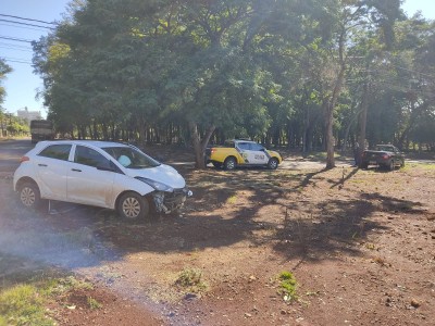 Palotina - Veículos colidem e PM é acionada.