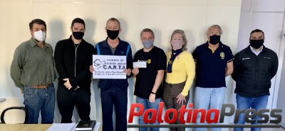 Rotary Palotina Pioneiro repassa recursos ao CARTA