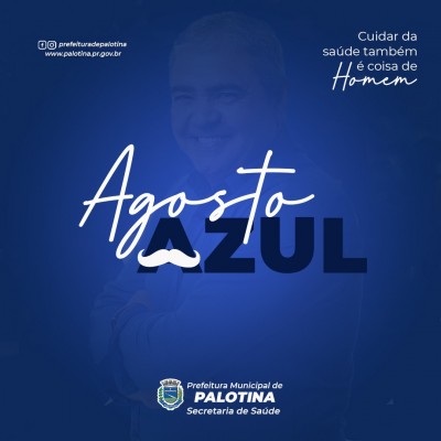 Secretaria Municipal de Saúde organiza a Campanha Agosto Azul em Palotina