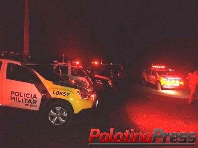 Palotina - Após roubo de caminhonete, assaltante morre durante confronto com a PM.