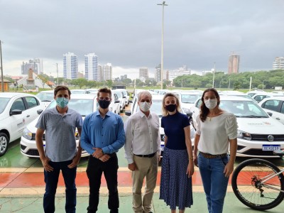Prefeito participa da entrega de veículos para o Município de Palotina