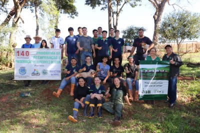 RECUPERAÇÃO DE NASCENTES- Programa realiza preservação das nascentes de água em Palotina