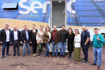 CARRETA GASTRONÔMICA- Solenidade de entrega das chaves da Unidade Móvel do SENAC