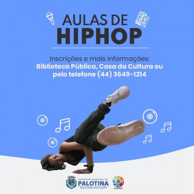 Palotina abre inscrição para oficina de Hip Hop