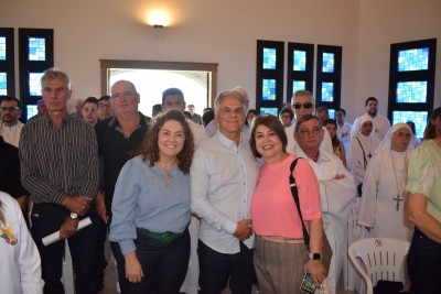 Prefeito Luiz Ernesto participa de celebração de inauguração da Capela do Santuário Nossa Senhora da Salette