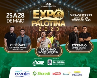 Expo Palotina 2023 começa nesta quinta-feira, dia 25