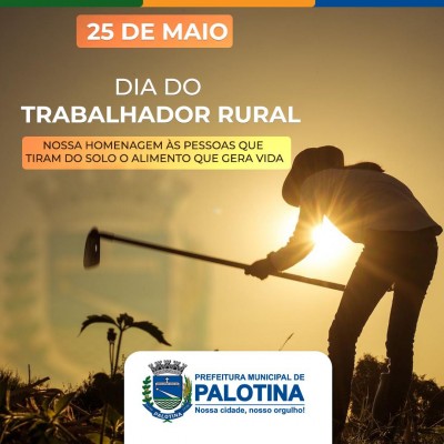 25 de Maio, Dia do Trabalhador Rural