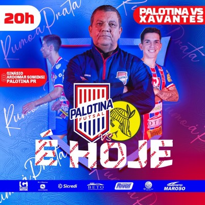 Palotina futsal enfrentará Xavantes Planalto na noite de hoje (05/08) sábado