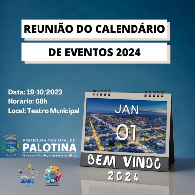 Calendário de eventos de 2024