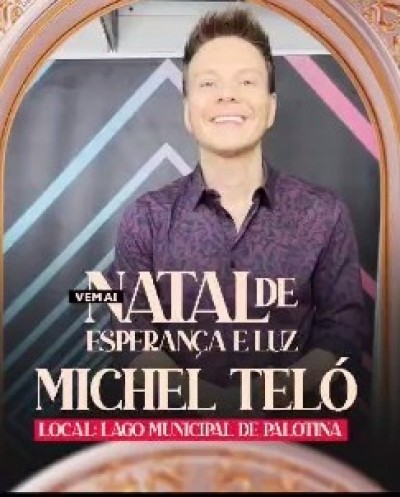 Mega show com Michael Teló acontecerá em Palotina 